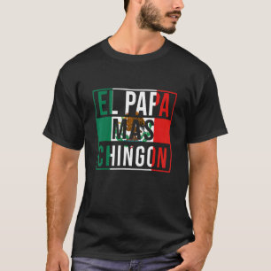 T-shirt Le Papa le Plus Génial Meilleur Papa Mexicain