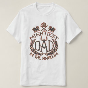 T-shirt Le papa le plus puissant dans le royaume