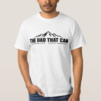 T-shirt Le Papa Qui Peut - Logo avant et arrière
