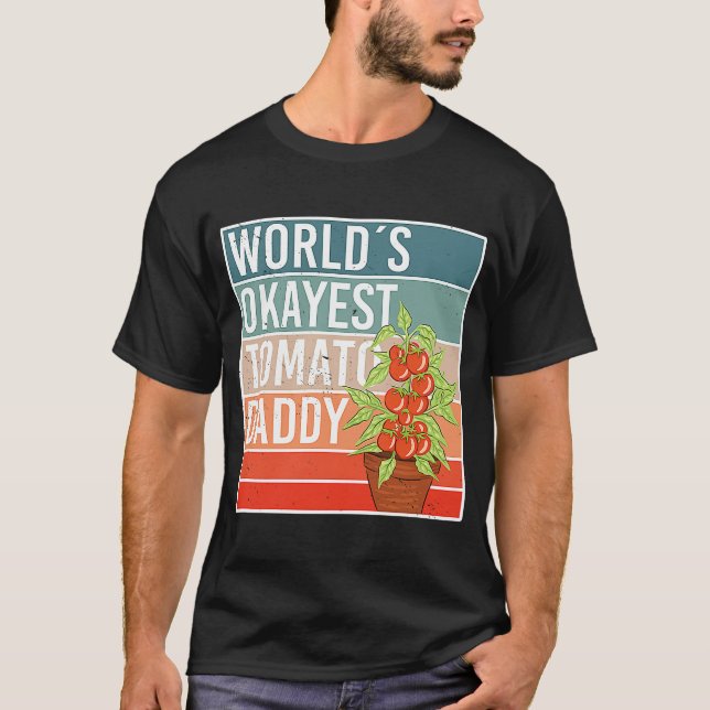T-shirt Le papa tomate Okayes du monde pour la fête des pè (Devant)