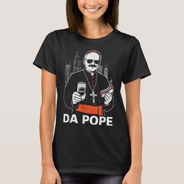 T-shirt Le Pape de l'Amérique Leo Xiv (Devant)