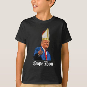 T-shirt Le Pape Don - Donald Trump Nouveau Pape Catholique