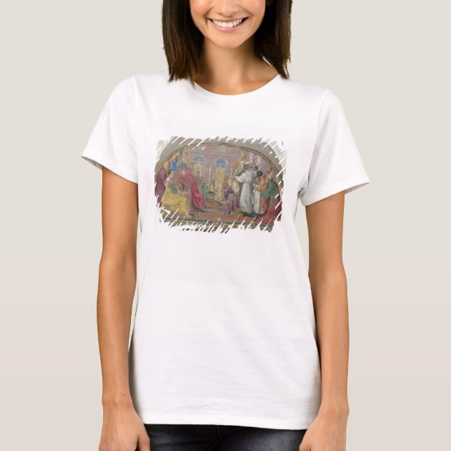 T-shirt Le Pape Eugène IV Consacrant le couvent de San Mar (Devant)