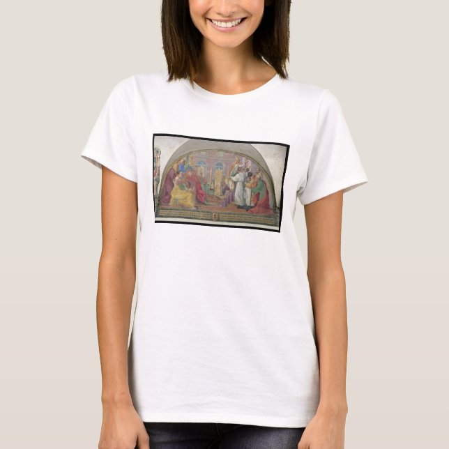 T-shirt Le Pape Eugène IV Consacrant le couvent de San Mar (Devant)