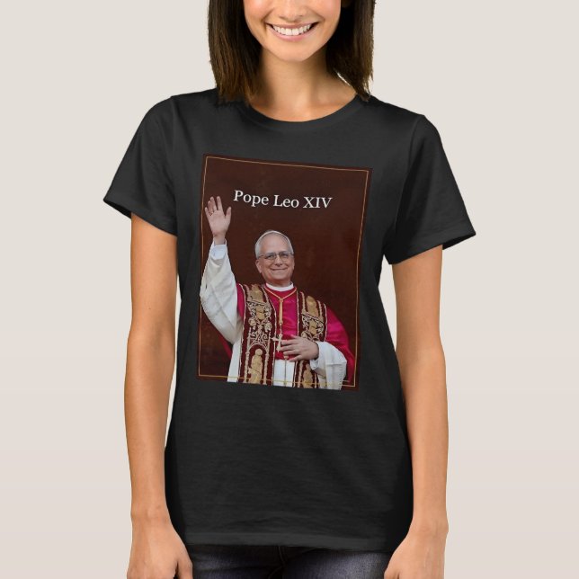 T-shirt Le Pape Leo Xiv (Devant)