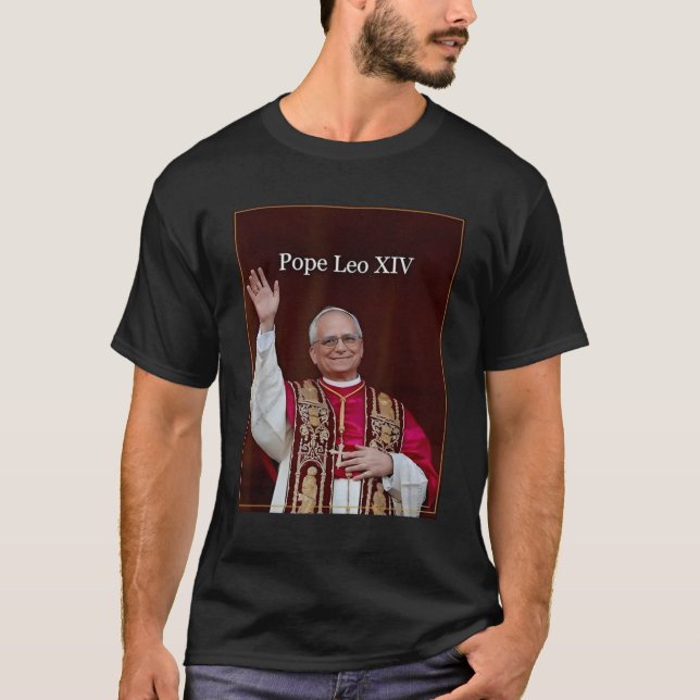 T-shirt Le Pape Leo Xiv (Devant)