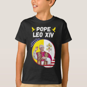 T-shirt Le pape Leo Xiv, Habemus Papam, catholique
