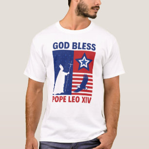 T-shirt Le Pape Léon XIV, Premier Pape Américain Historiqu