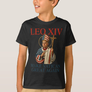 T-shirt Le Pape Léon Xiv Rendre la grandeur du Vatican au