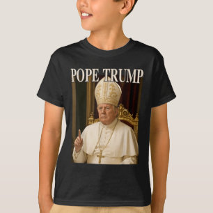 T-shirt Le Pape Trump Drôle Le Président Trump Se Déclare 