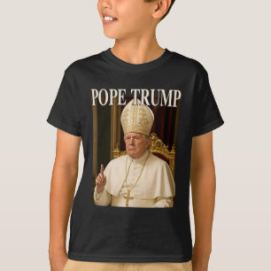 T-shirt Le Pape Trump Drôle Le Président Trump Se Déclare