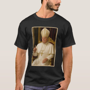 T-shirt Le Pape Trump Drôle Le Président Trump Veut Être L