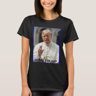 T-shirt Le pape Trump drôle Trump Vatican Christian Retro