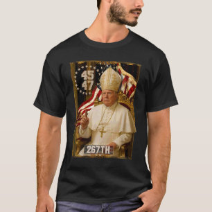 T-shirt Le pape Trump et le président Trump