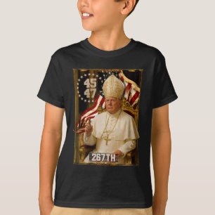 T-shirt Le pape Trump et le président Trump