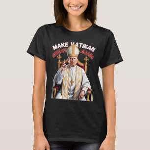 T-shirt Le pape Trump et le président Trump