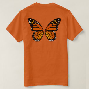 T-shirt Le papillon mignon de chemise de papillon s'envole