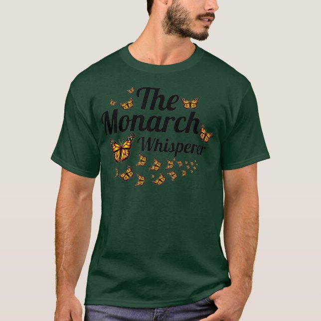 T-shirt Le papillon Monarque Whisperer Milkweed Monarch (Devant)