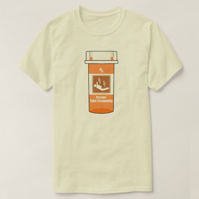 T-shirt Le parachutisme est ma drogue (Design devant)