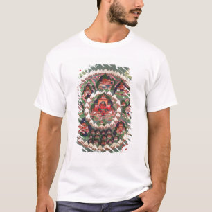 T-shirt Le paradis de Shambhala, bannière tibétaine