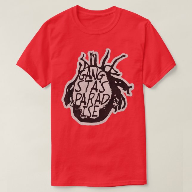 T-shirt Le paradis des Gangstas (Design devant)