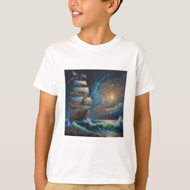T-shirt Le paradis du pirate (Devant)