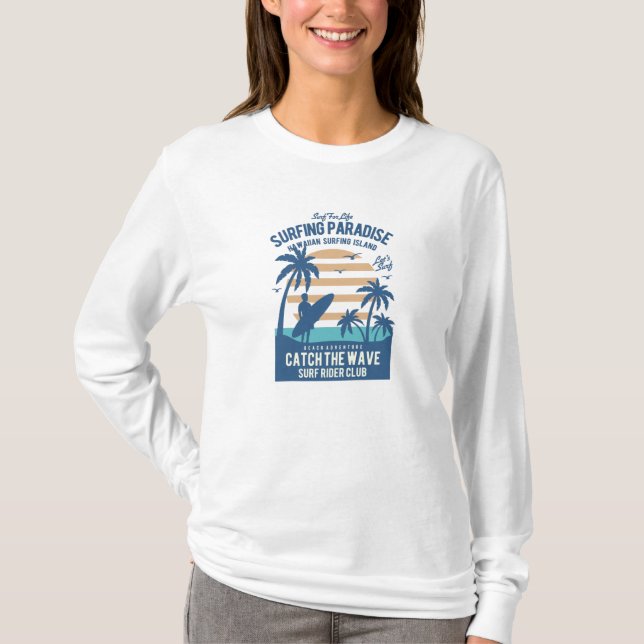 T-shirt Le paradis du surf (Devant)