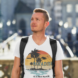 T-shirt Le Paradis Est Un Endroit Agréable