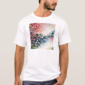 T-shirt Le PARADIS RÊVE la peinture abstraite colorée