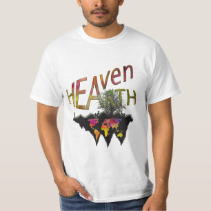 T-shirt Le paradis sur Terre en plaisantant