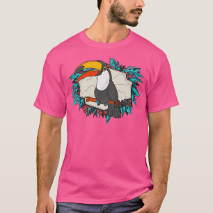 T-shirt Le paradis tropical du Toucan Oiseaux exotiques