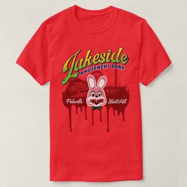 T-shirt Le parc d'attractions Lakeside (Design devant)