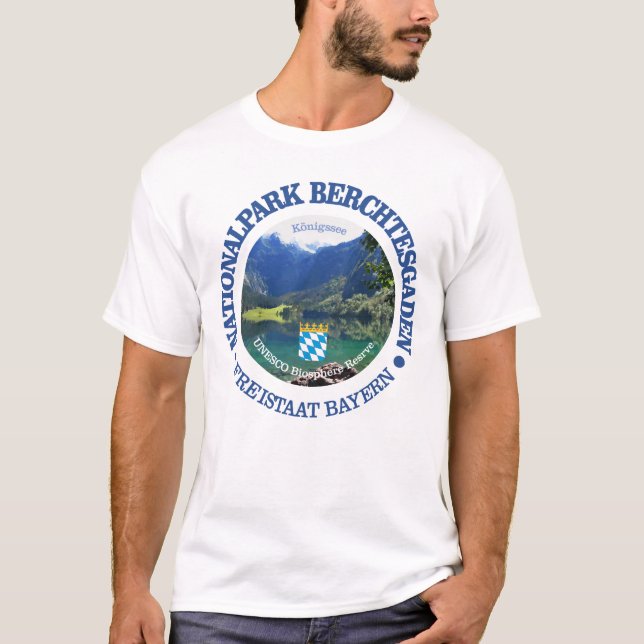 T-shirt Le Parc national de Berchtesgaden (Devant)