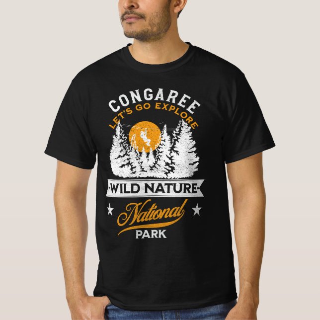 T-shirt Le Parc national de Congaree (Devant)