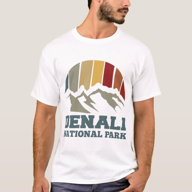 T-shirt le parc national de denali (Devant)