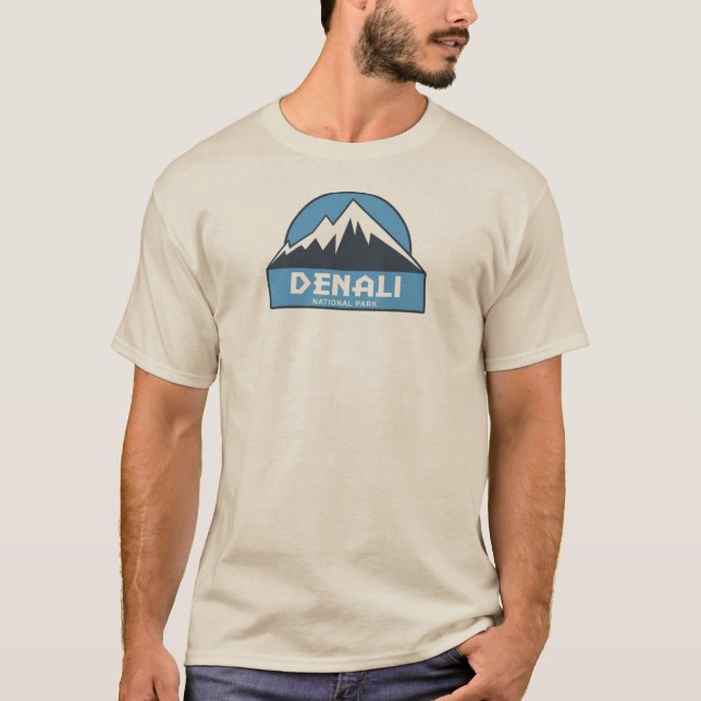 T-shirt Le Parc national de Denali (Devant)