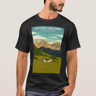 T-shirt Le parc national de Dolomiti Bellunesi