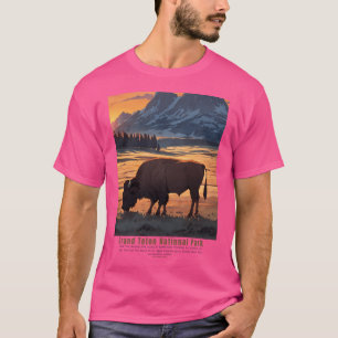 T-shirt Le Parc national de Grand Teton