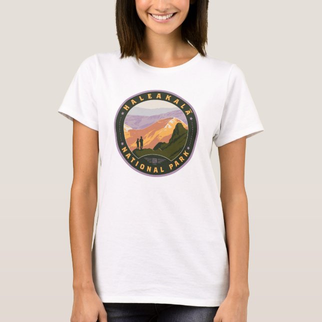 T-shirt Le Parc national de Haleakala (Devant)