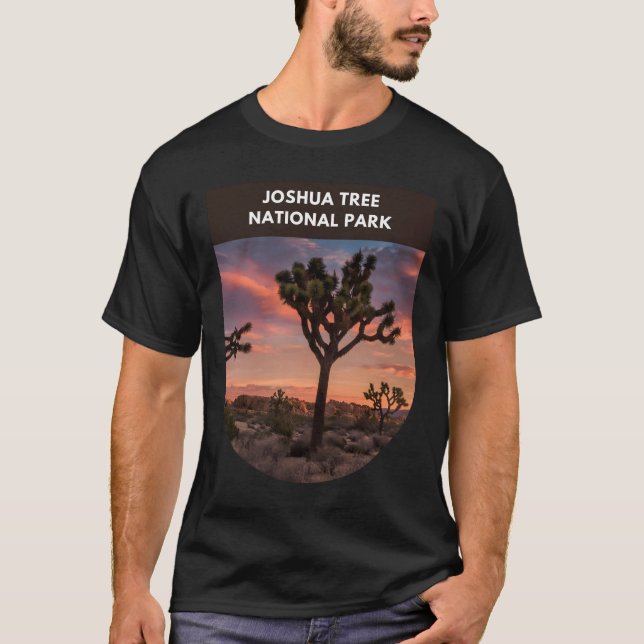 T-shirt Le Parc national de Joshua Tree (Devant)