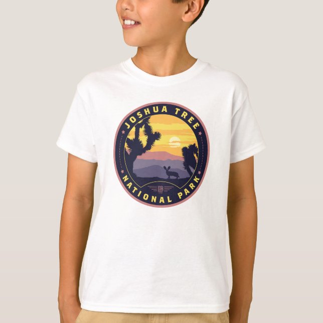 T-shirt Le Parc national de Joshua Tree (Devant)