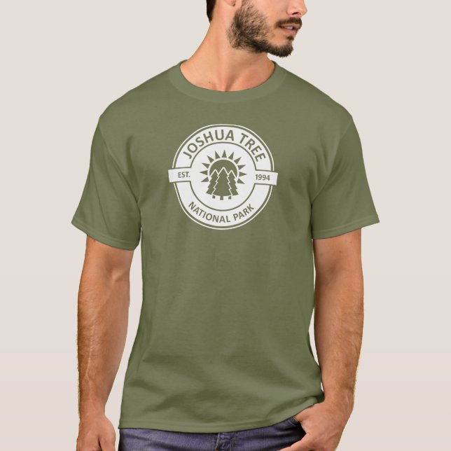 T-shirt Le Parc national de Joshua Tree (Devant)