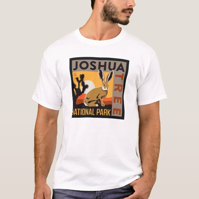 T-shirt Le Parc national de Joshua Tree | Jacklapin (Devant)
