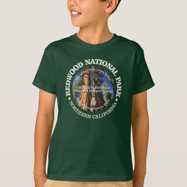 T-shirt Le parc national de Redwood (Devant)