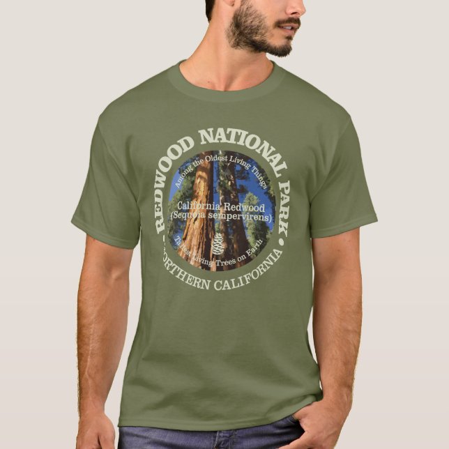 T-shirt Le parc national de Redwood (Devant)