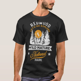 T-shirt Le parc national de Redwood
