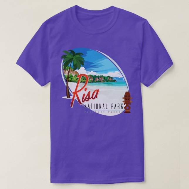 T-shirt Le Parc national de Risa (Design devant)