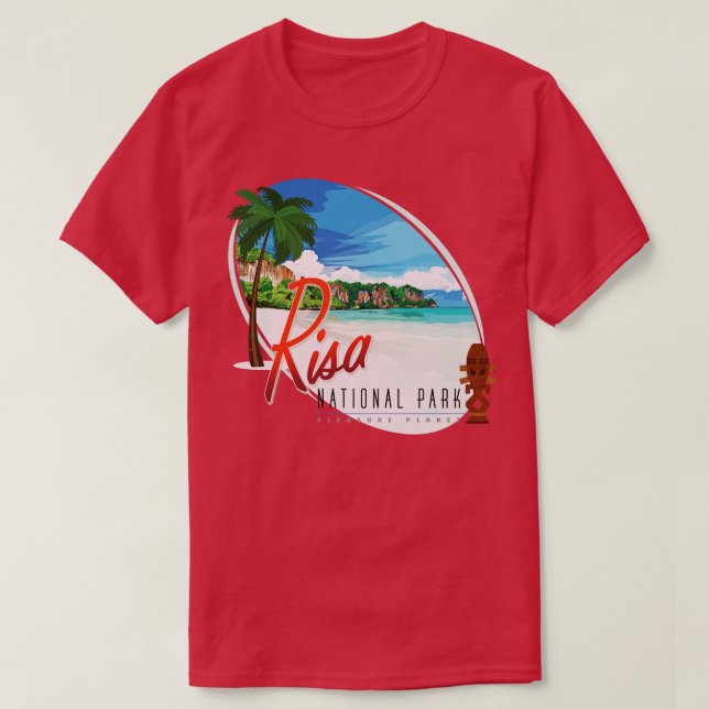 T-shirt Le Parc national de Risa (Design devant)