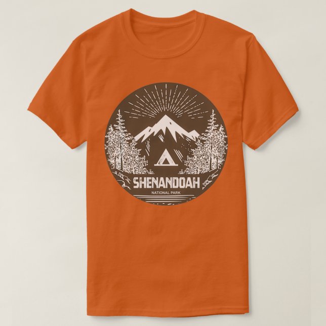 T-shirt Le Parc national de Shenandoah (Design devant)
