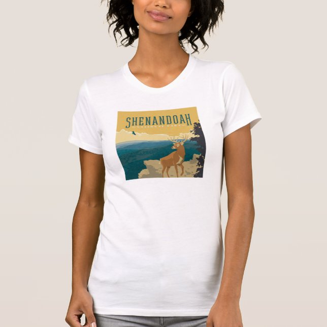 T-shirt Le Parc national de Shenandoah | Cerf